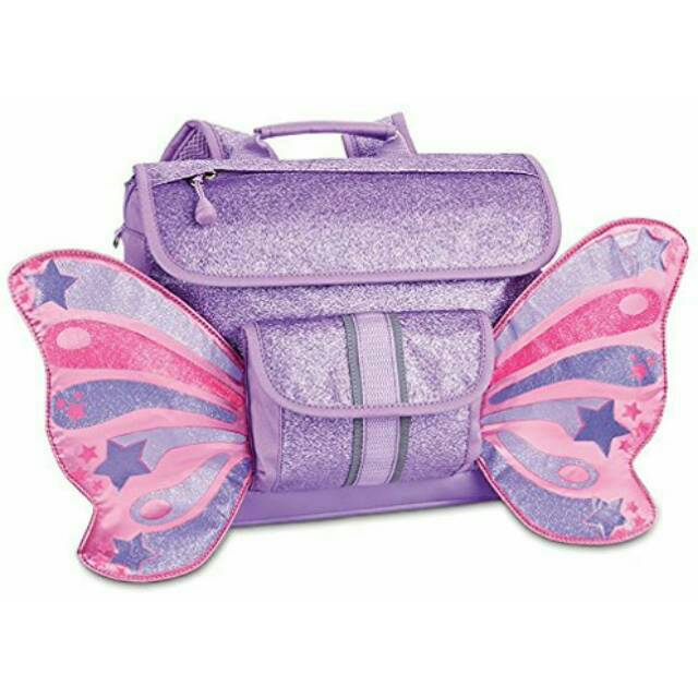 Bixbee sparkalicious glitter butterflyer backpack tas ransel sekolah serbaguna anak
