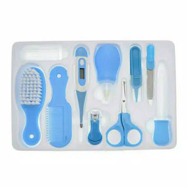 Baby care kit perawatan bayi, termometer, gunting kuku bayi, penyedot ingus, sisir bayi, dll