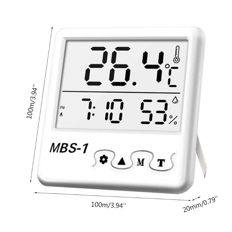 Mary Termometer / Higrometer Digital Dengan Layar LCD Untuk Indoor