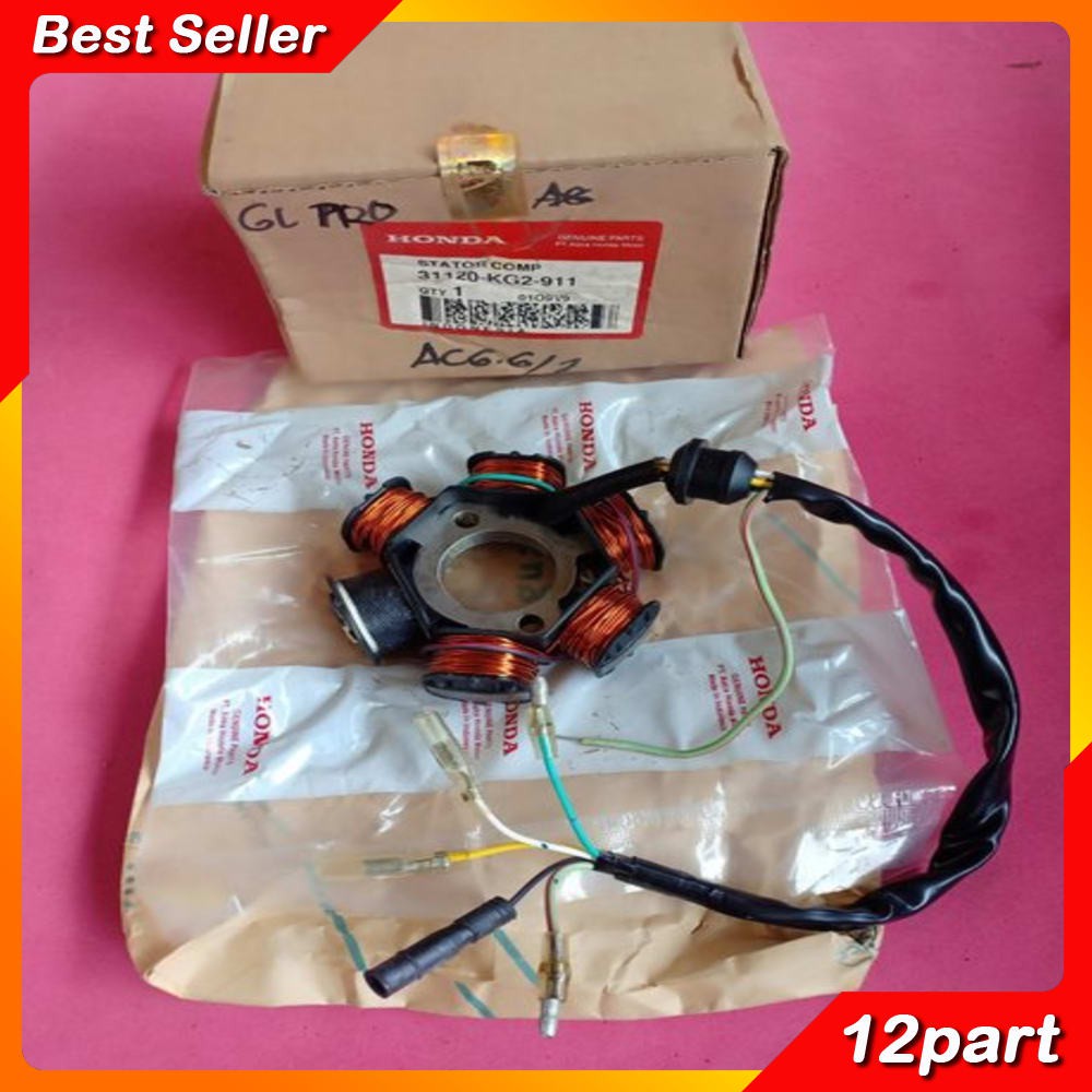SEPUL SPULL SPUL STATOR ASSY GL PRO MAX CDI SERIES GL100 CDI ORIGINAL ASLI AHM 31120-KG2-911 HQ