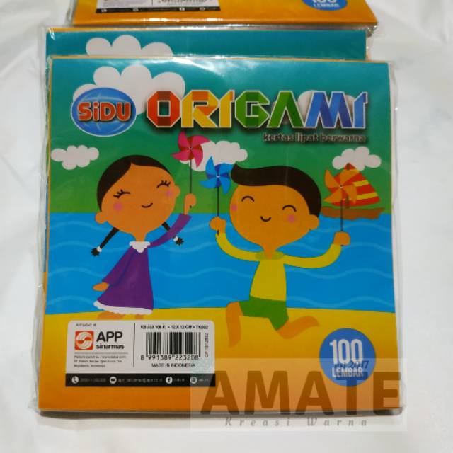 

Kertas Origami Sidu 12x12cm Isi 100 Lembar / Kertas Lipat Kerajinan tangan