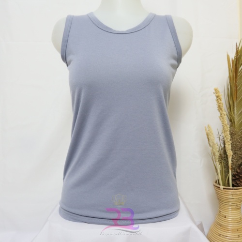RB-TA05 - AGNES TANGTOP AGNES / ATASAN TANKTOP WANITA / SINGLET OLAHRAGA TANK TOP SIZE M & L-GREY