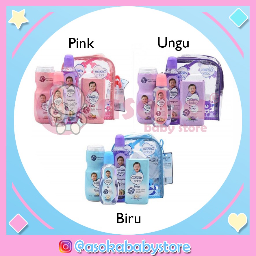 Cussons Baby Mini Bag / Cussons Baby Set Bedak Bayi ASOKA