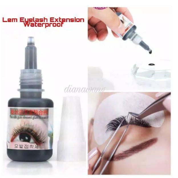 QIANSIDA / GLUE PRIMER EYELASH EXTENTION glue lem bulu mata eyelash extension the silk gum element glues to match