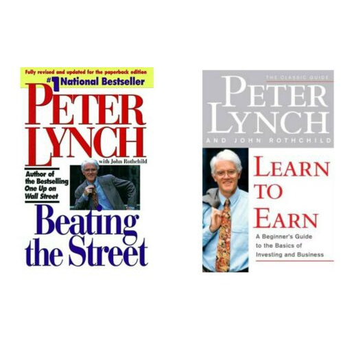 BUKU PETER LYNCH - BEATING THE STREET - LEARN TO EARN - ONE UP ON WALL STREET [ORIGINAL]