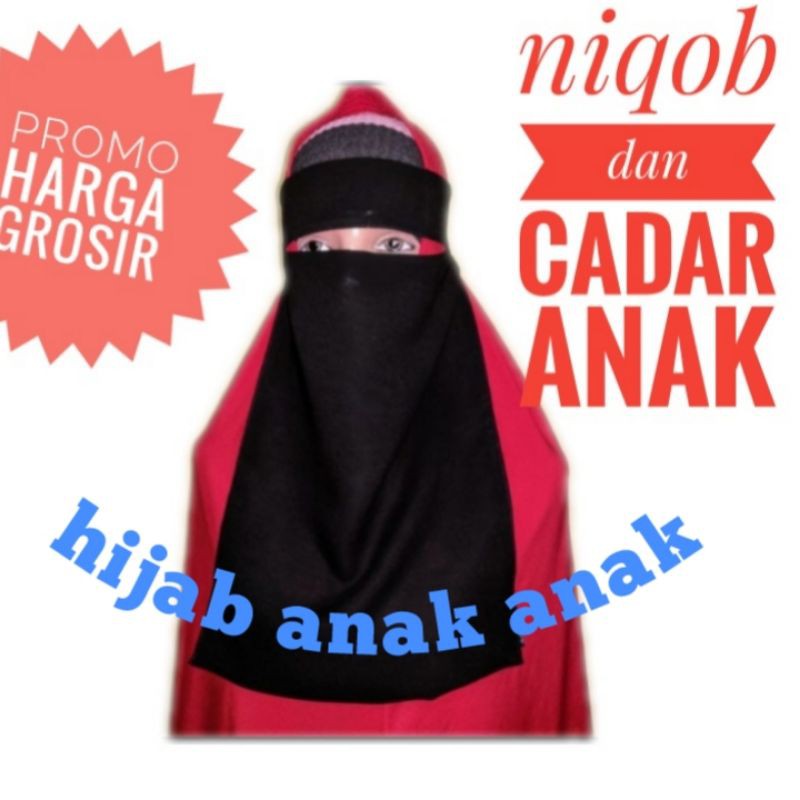 niqob anak cadar anak