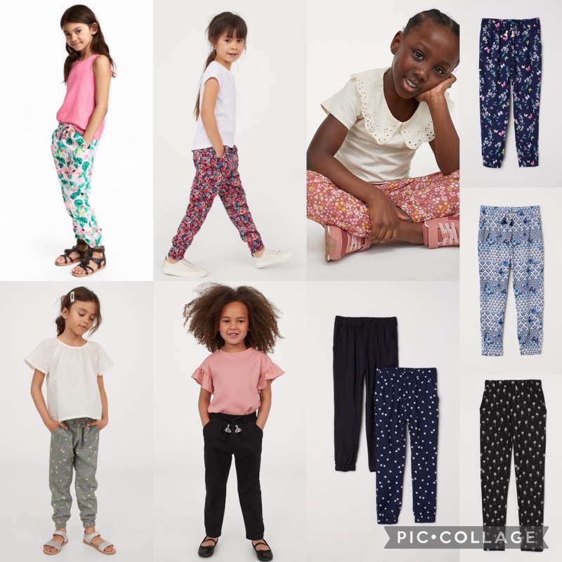 HM Girls culotte / kulot anak hm / hm jogger / jogger anak hm / celana joger hm / hm pants