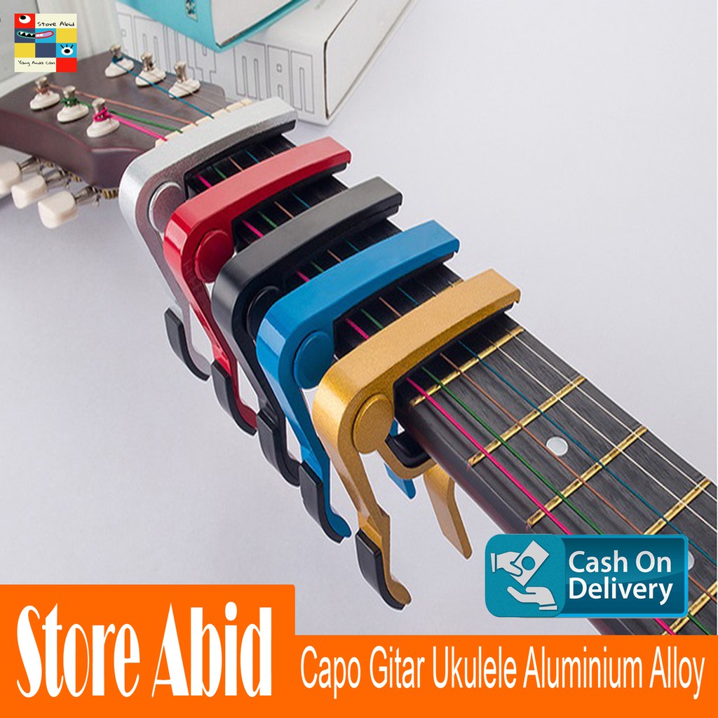 Capo Gitar Ukulele Aluminium Alloy Murah Berkualitas