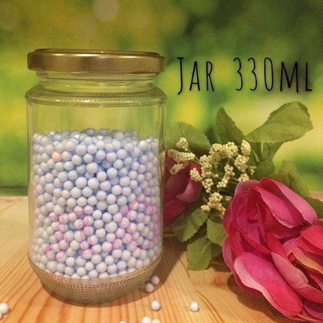 Jar kaca 330 ml / toples kaca 330 ml