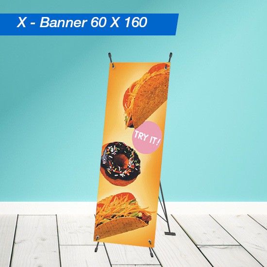 

X-Banner 60x160 Bahan Albatros | Standing Banner