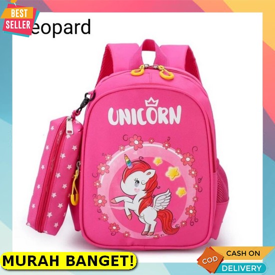 Tas Sekolah Anak Perempuan Ransel Tk Sd Smp Polka Sequin Spt Justice Tas Ransel Sekolah Mini Uniqorn