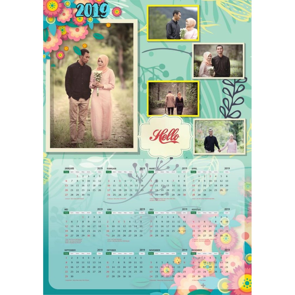 Jual KALENDER CUSTOM UKURAN A3+ | Shopee Indonesia