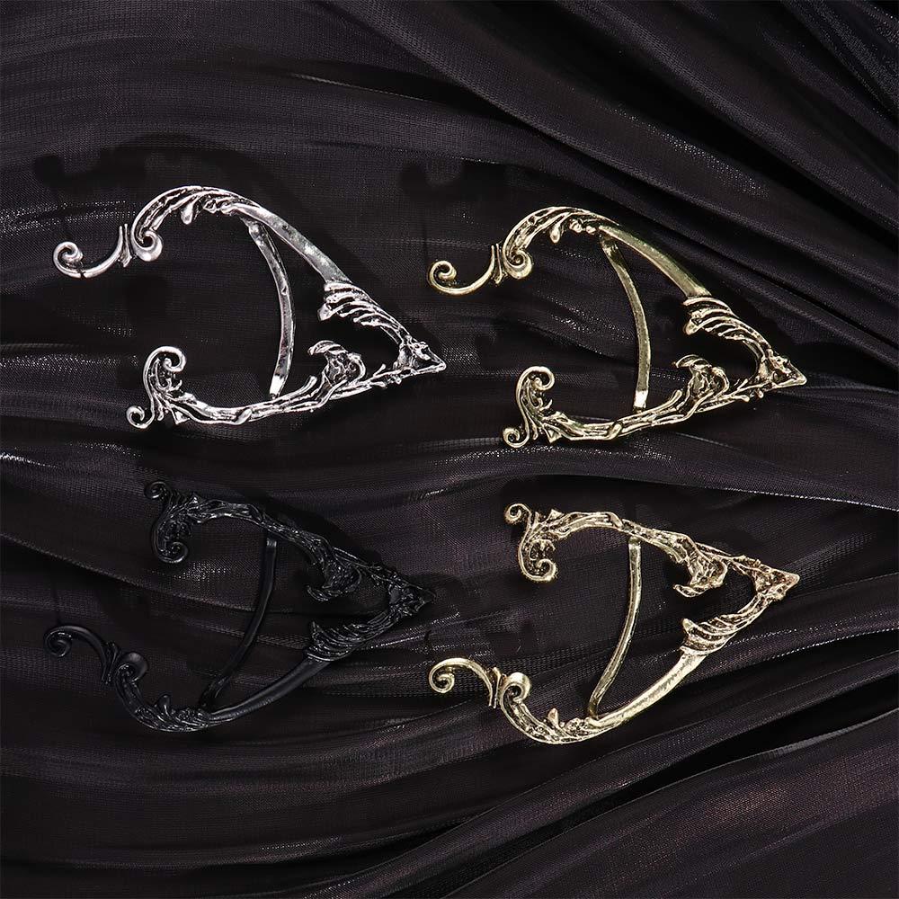 AUGUSTINA Gothic Elves Ear Cuff Punk Minority Solid Color Clip Earrings Alloy Lady Korean Ear Bone Clip