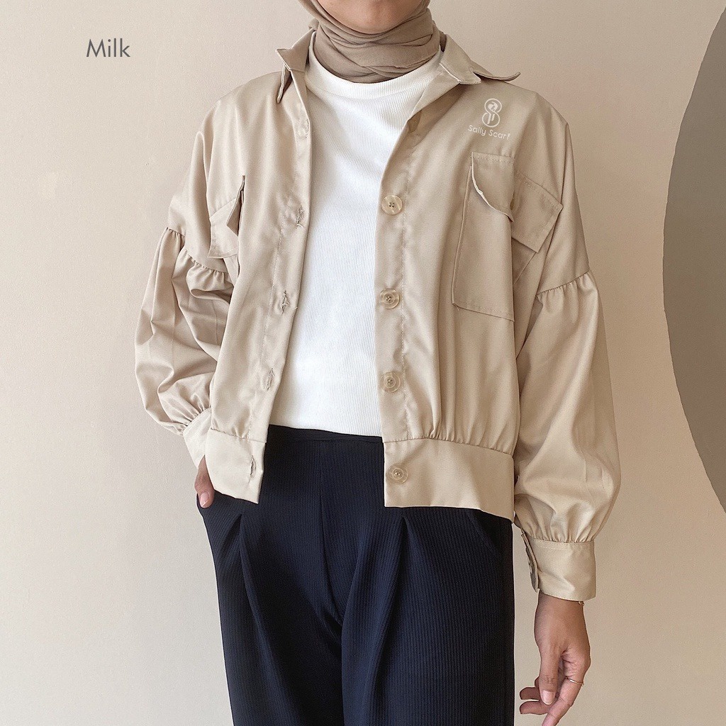 GSC - Busan Jaket Wanita Oversize Korean Style / Jaket Wanita Oversize Polos