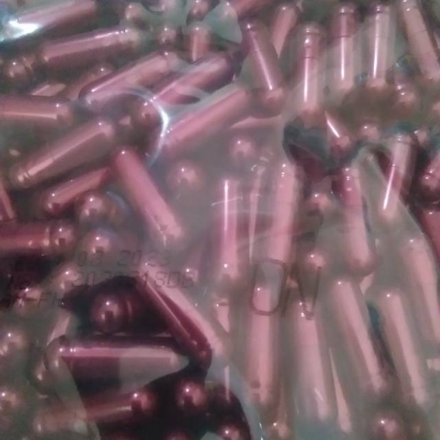 Kapsul kosong maron metalik no 0 isi 1000 butir