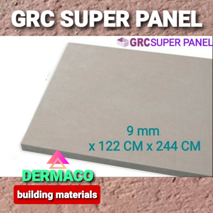 GRC SUPER PANEL 9 mm / SUPER PANEL GRC 122 CM x 244 CM / GRC BOARD