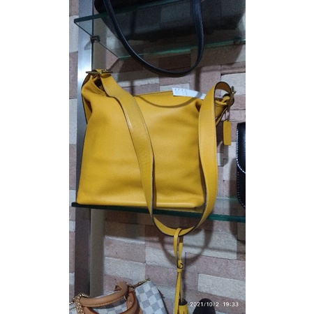 tas coach yellow preloved