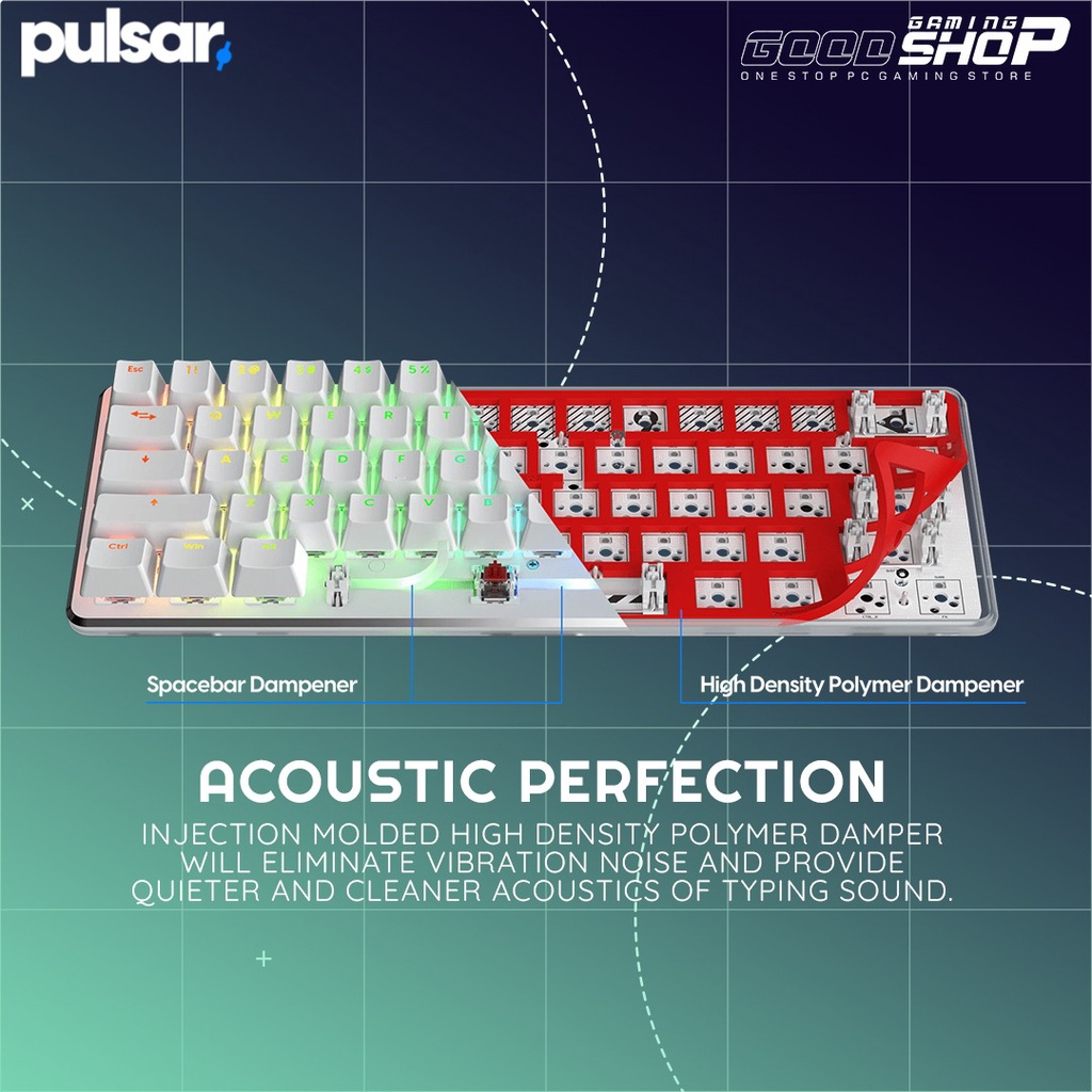 Pulsar PCMK ANSI 60% Keyboard - Barebone