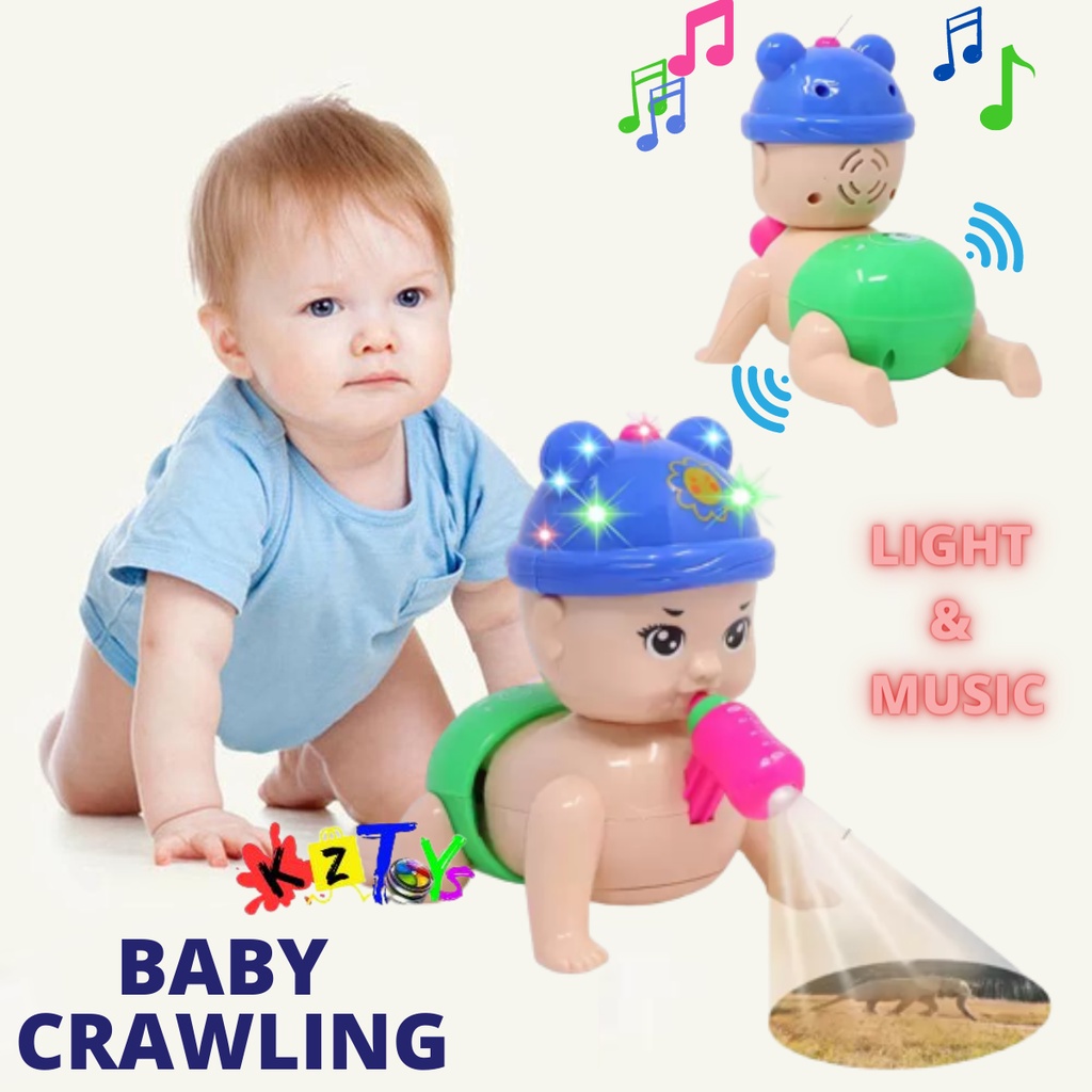 MAINAN BABY CRAWLING MAINAN BAYI MERANGKAK PROJECTION MUSIC DAN PROYEKTOR