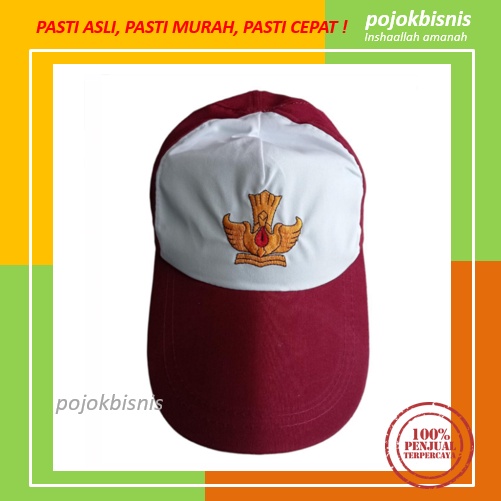 TOPI SEKOLAH ANAK SD / TOPI SD BORDIR