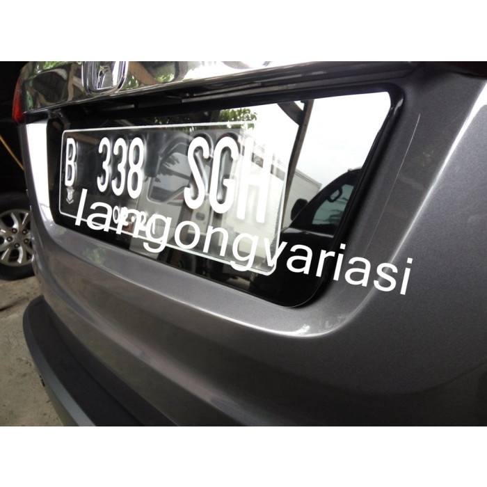 cover plat nomor cembung honda hrv,varisi hrv,variasi plat nomor hrv