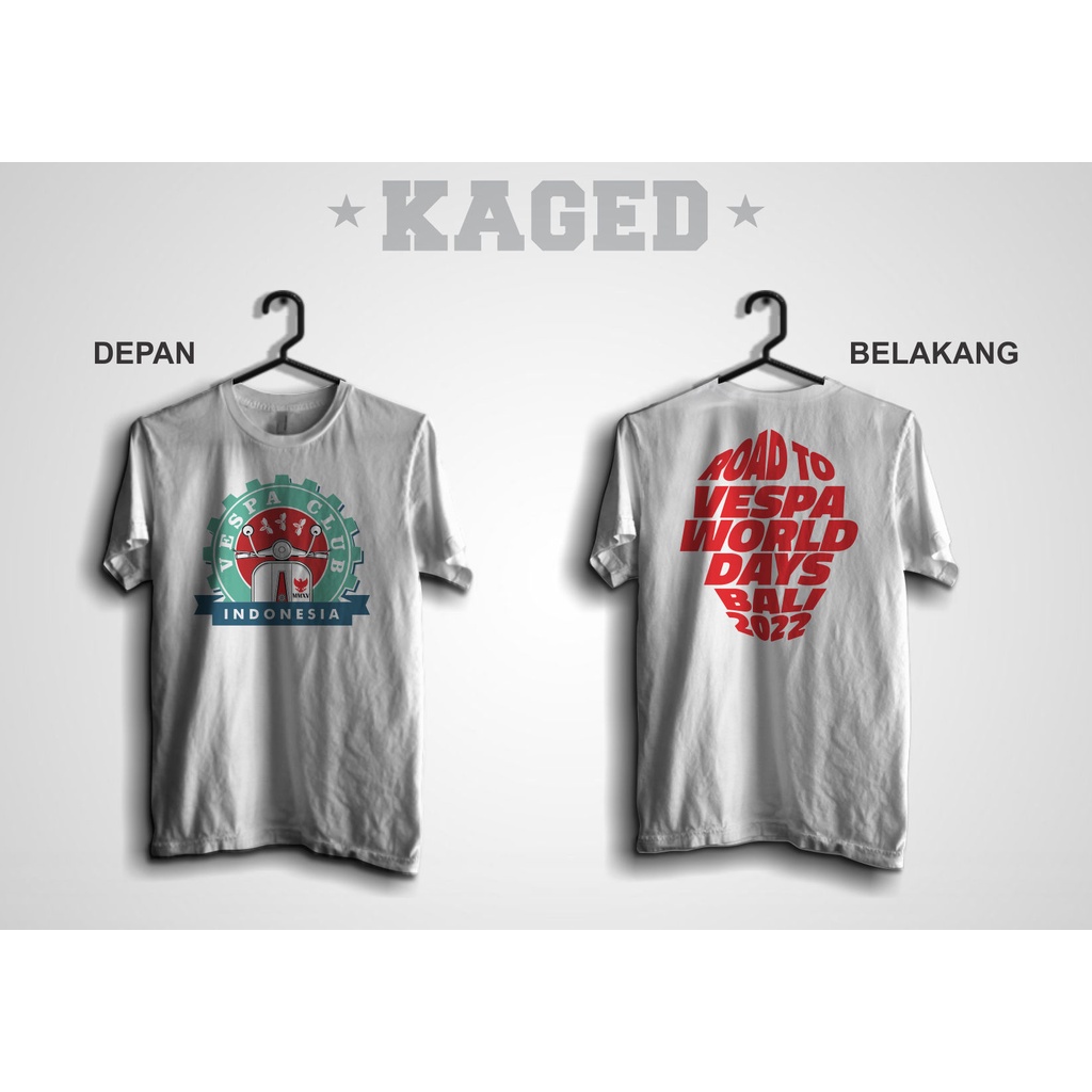 KAOS VESPA WORLD DAY 2022 KAOS VWD 2022 KAOS VESPA KAOS ACARA VESPA #WARNAPUTIH