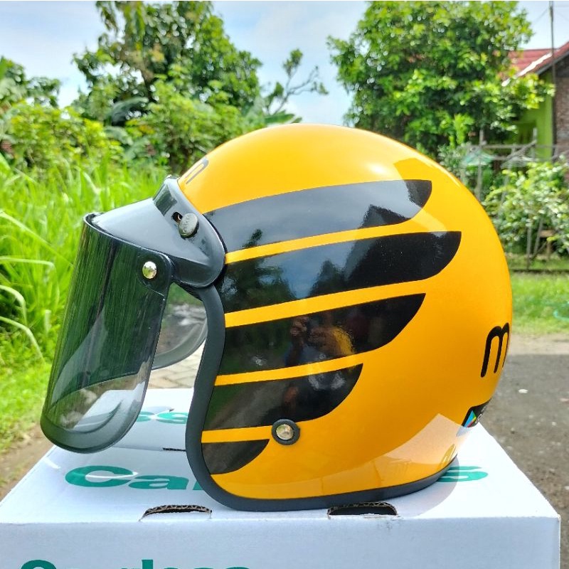 HELM BOGO MAXIM MOTIF DEWASA HELM MOTOR STANDARD SNI