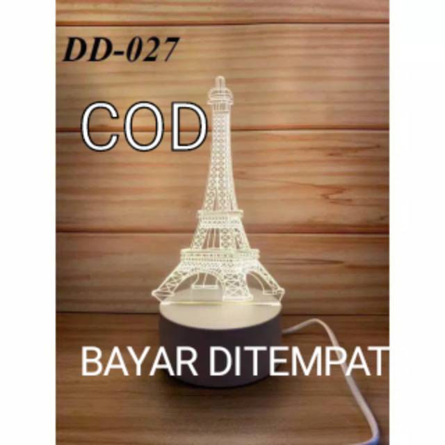 Lampu LED 3D Menara EIFFEL/Lampu LED Menara Eiffel
