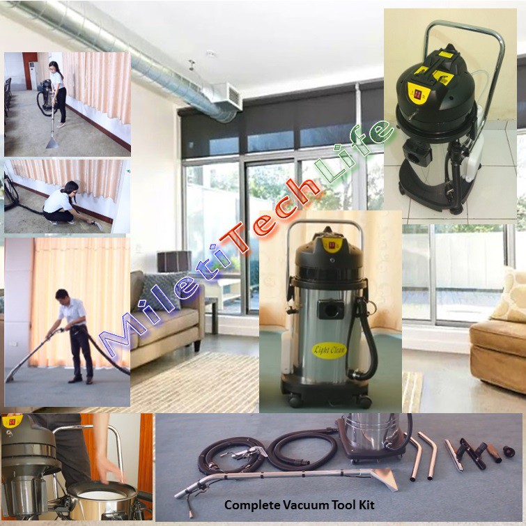 Vacuum Extractor LC-30SC 30Liter Carpet Cleaner for Karpet Sofa Mattress Jok Mobil DLL