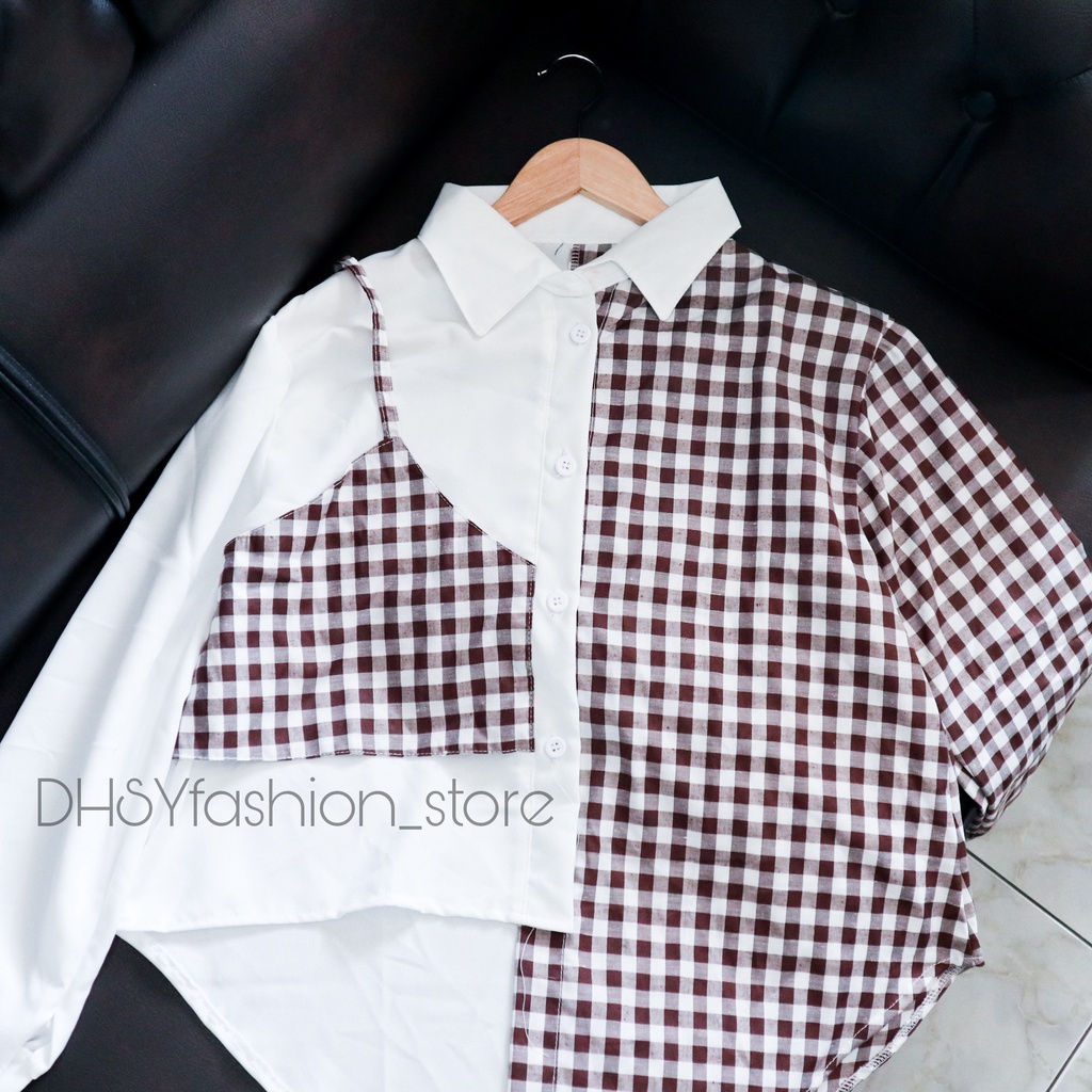 NADIN BLOUSE/atasan terbaru/blouse korean/atasan lucu/terlaris