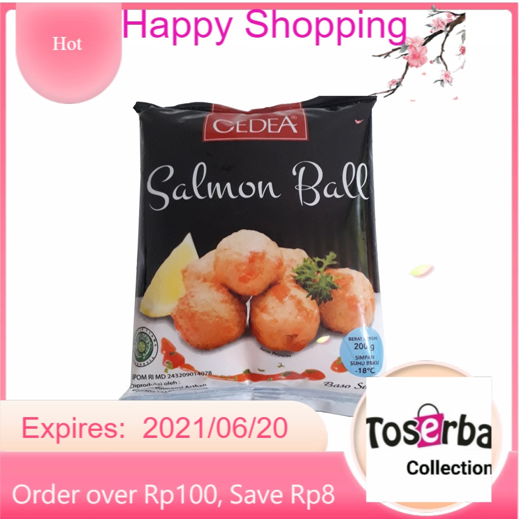 

Toserba Collection Cedea Salmon Ball 200 gr Frozen Food Bandung - Cimahi