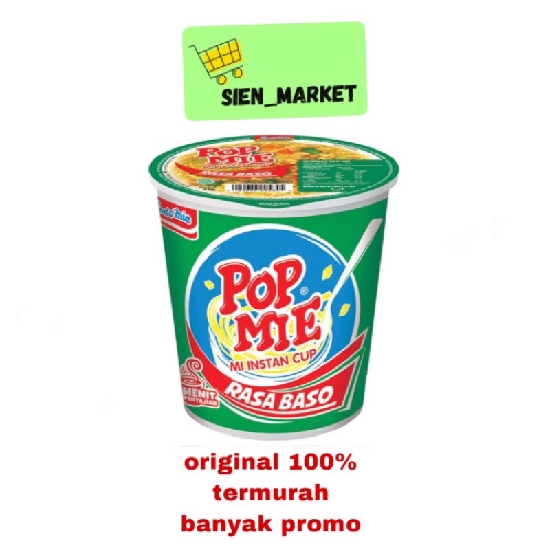 

POP MIE BASO CUP 57 GR POP MIE RASA BASO MURAH