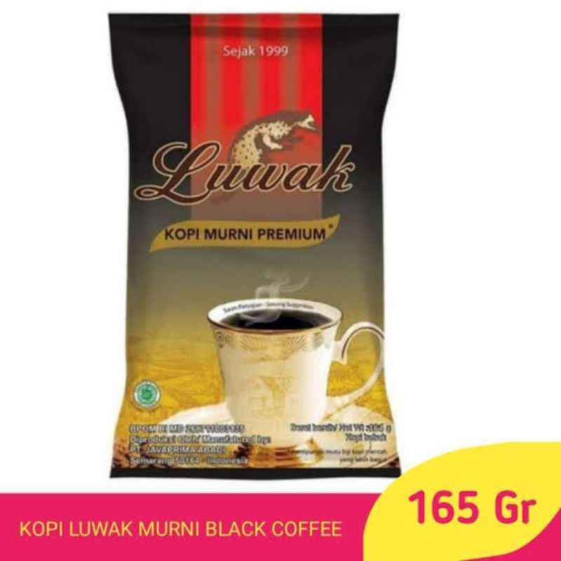 

Kopi luwak hitam murni premium 165g