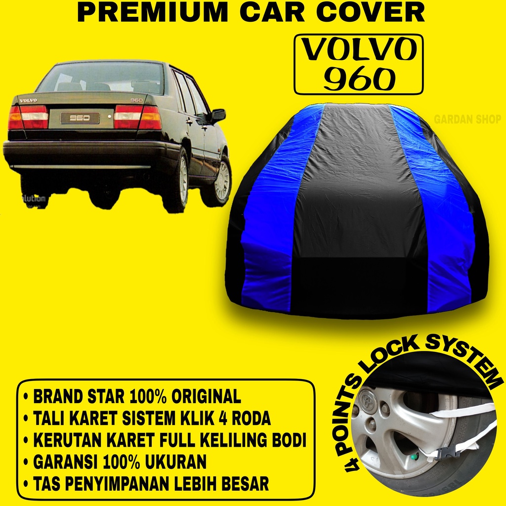 Body Cover VOLVO 960 Sarung Strip BIRU Penutup Pelindung Bodi Mobil Volvo 960 PREMIUM