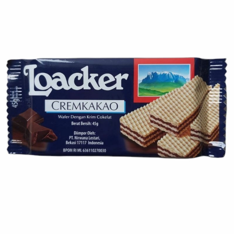 Loacker Wafer Creamkokoa 45 gr | Loacker Wafer