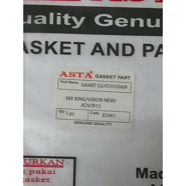 Paking perpak gasket bak kopling jupiter mx king asta