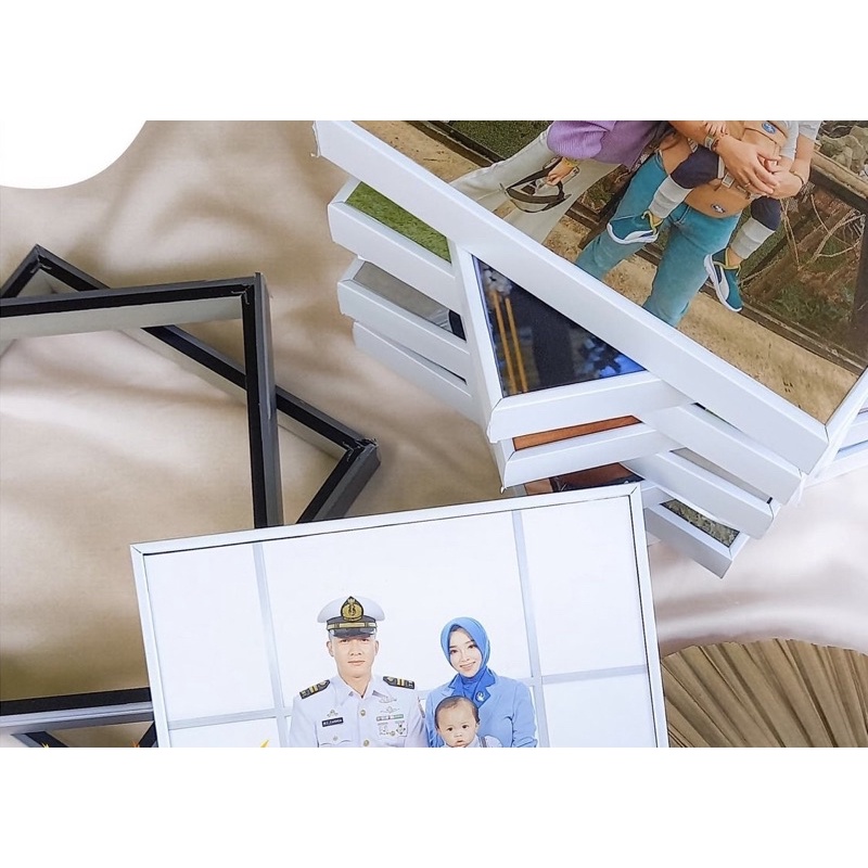 cetak foto lengkap pigura framless