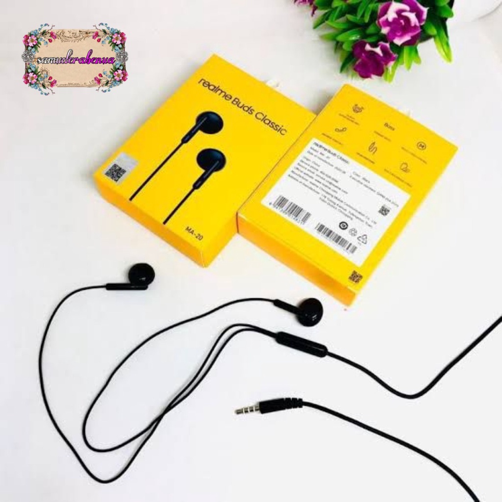 BM061 Headset Hf earphone realme BUDS Classic ORIGINAL SUPERBASS realme 5 C20 C21y c25 C2 C3 C11 SB2713