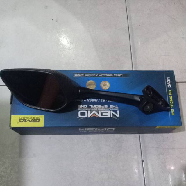 Spion R25 Nemo Tangkai Tanggung Universal R25,R15,Nmax,Pcx,Xmax,Lexi &amp; Motor lain nya