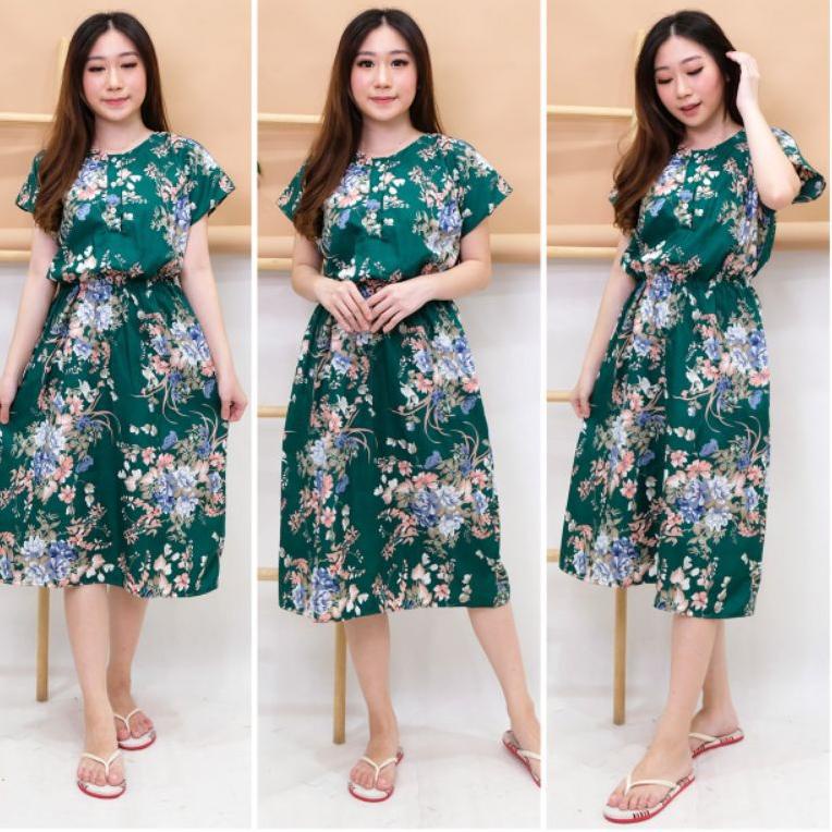 AZE.227515 ‣ Daster Rayon Manohara Lengan Pendek Daster Busui Resleting Daster Ibu Hamil