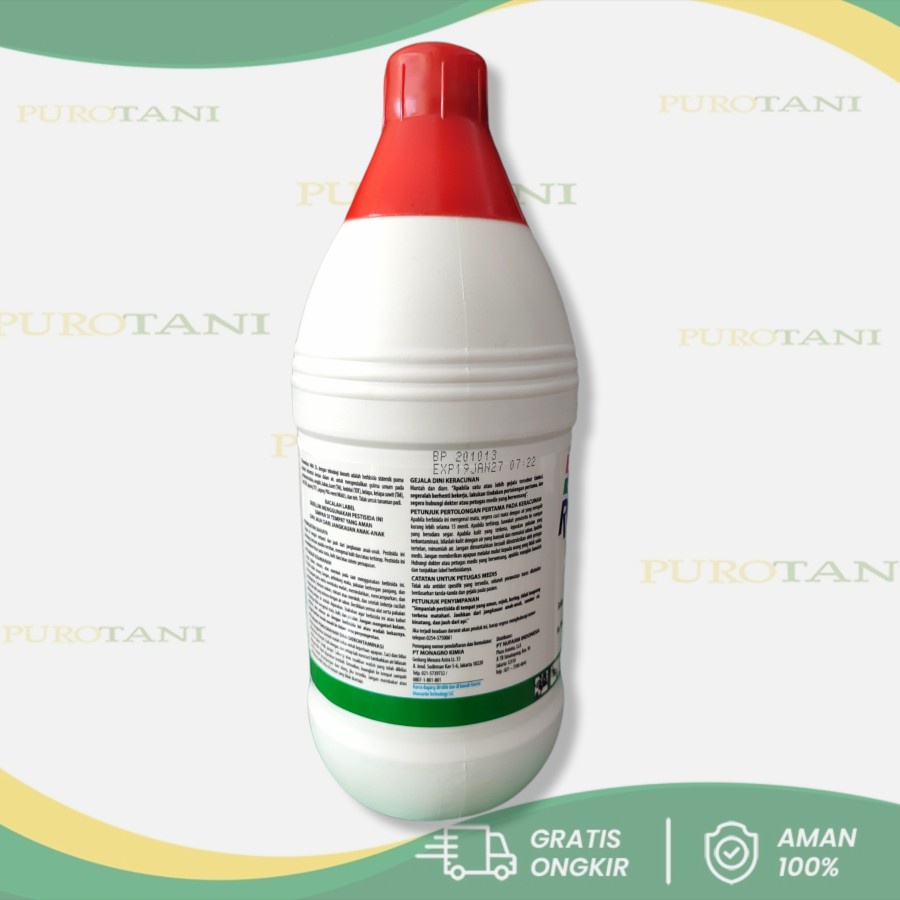 Herbisida Roundup 486 SL 1liter  Pembasmi Rumput Gulma Liar