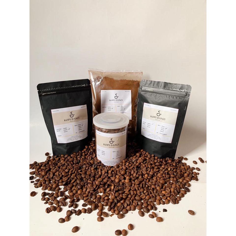 

Bubuk Kopi Robusta KOPI DANCI ARGOPURO 200 gram. 100% Robusta Argopuro Coffe ( 100% murni dari biji kopi robusta Argopuro)