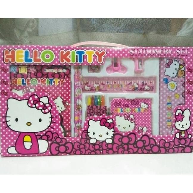 

Eksklusif 1 Set Perlengkapan Disney / Alat tulis Karakter Frozen , HK ,Minion , Spiderman , Doraemon Princess MuRah!!!