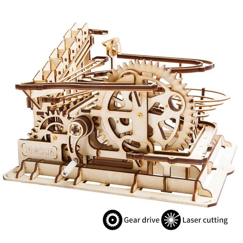 ROLIFE Robotime Magic Crush Marble Run Waterwheel Coaster LG501 Perfect Gift For Your Love One