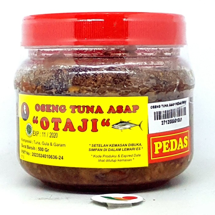 

Ikan Asap - Otaji Oseng Tuna Asap Pedas 500Gr Asep Ikan Halal Mui Pedes Murah