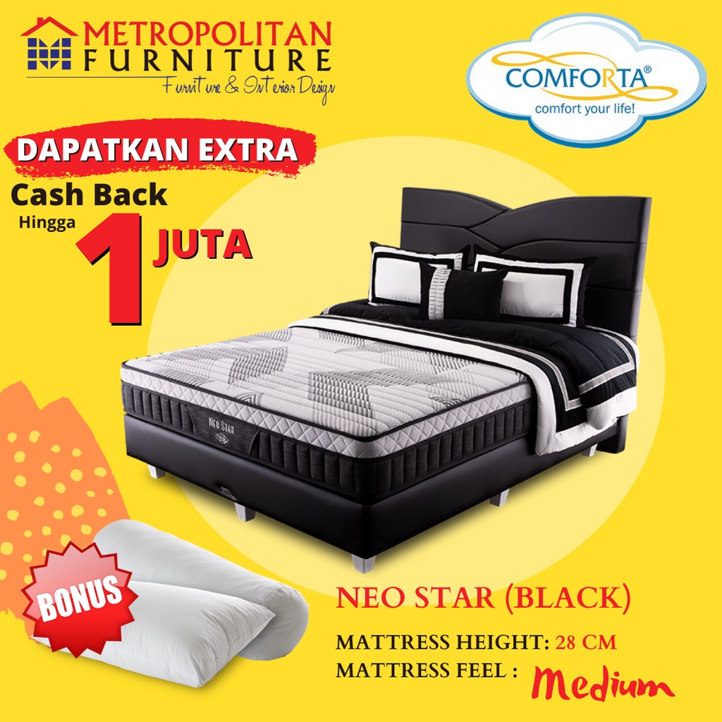 Kasur SpringBed Comforta Neo Star FULL SET Spring bed matras