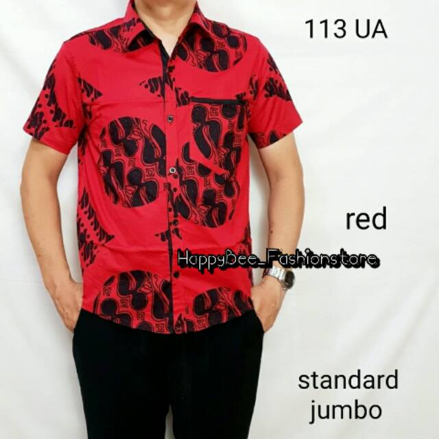 Kemeja batik UA modern kemeja katun premium pakaian imlek modern couple cheongsam murah batik modern