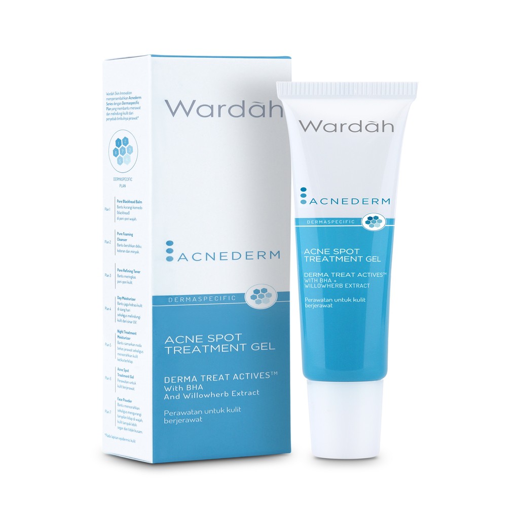 Wardah Acnederm Spot Treatment Gel 15ml