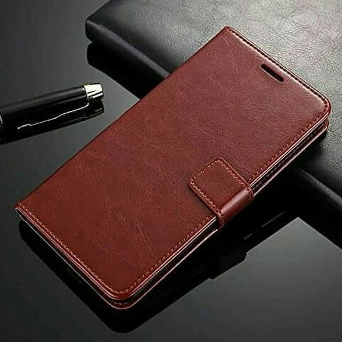 Wallet Leather Flip Case Oppo A3S Casing Hp Oppo A3S NEW Dompet Kulit