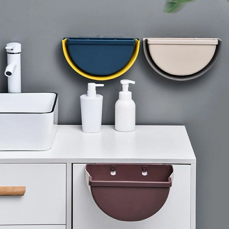 Tempat Sampah Mobil Dapur toilet Gantung lipat /Oval Foldable Kitchen bin